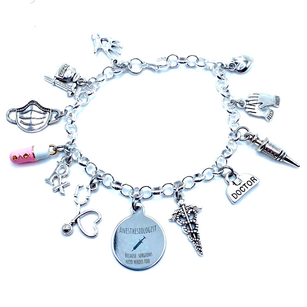 Anesthesiologist Charm Bracelet